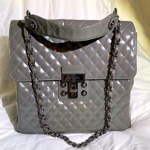 Authentic gray Chanel bag